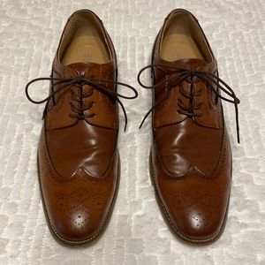 Kenneth Cole REACTION Men's Blake Lace Up Dress Shoe- Brown